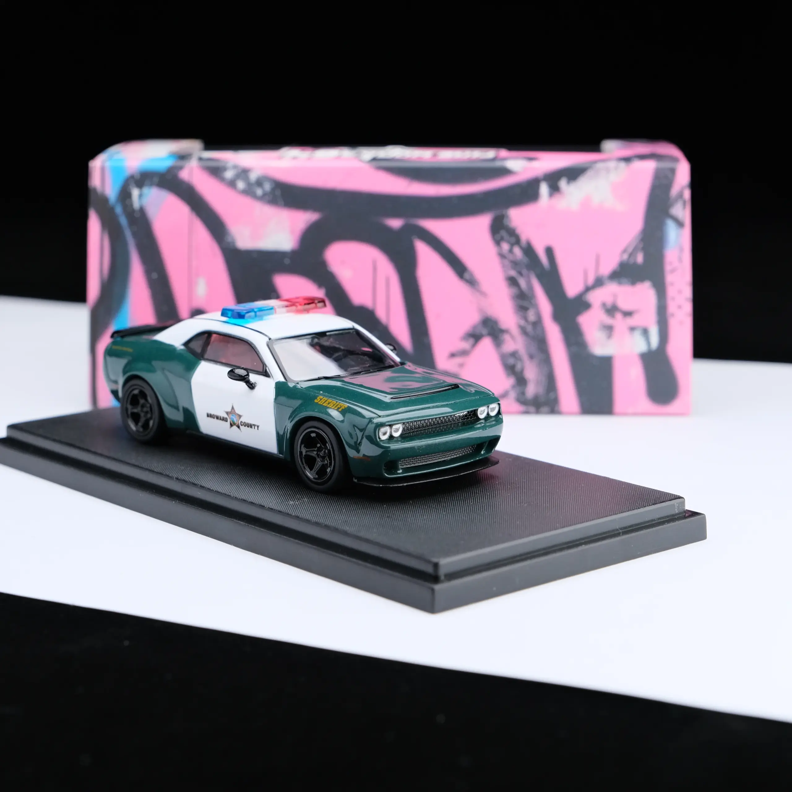 Red Dodge SRT Hellcat Model 1:64 Scale Collectible 4 Red Dodge SRT Hellcat Model 1:64 Scale Collectible - Image 4