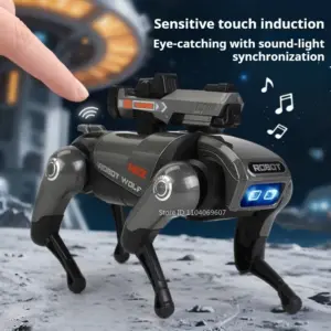 Futuristic Robot Wolf Miniature Model 10 S92017bd8a3bb408eaf5043f5d5aae89c7