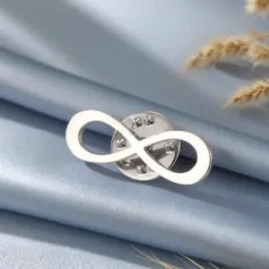 Stainless Steel Infinity Brooch for Love 10 S9211c1da0e7641b0a4a77add38f80a5dY
