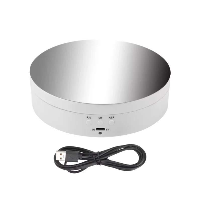 138mm Electric Rotating Display Stand for Jewelry 8 138mm Electric Rotating Display Stand for Jewelry - Image 8