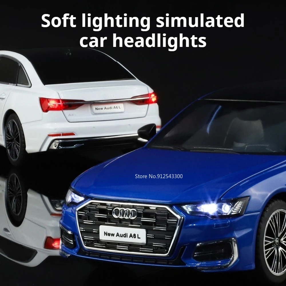 Black 1:24 Scale A6L RS7 Model Car 6 Black 1:24 Scale A6L RS7 Model Car - Image 6