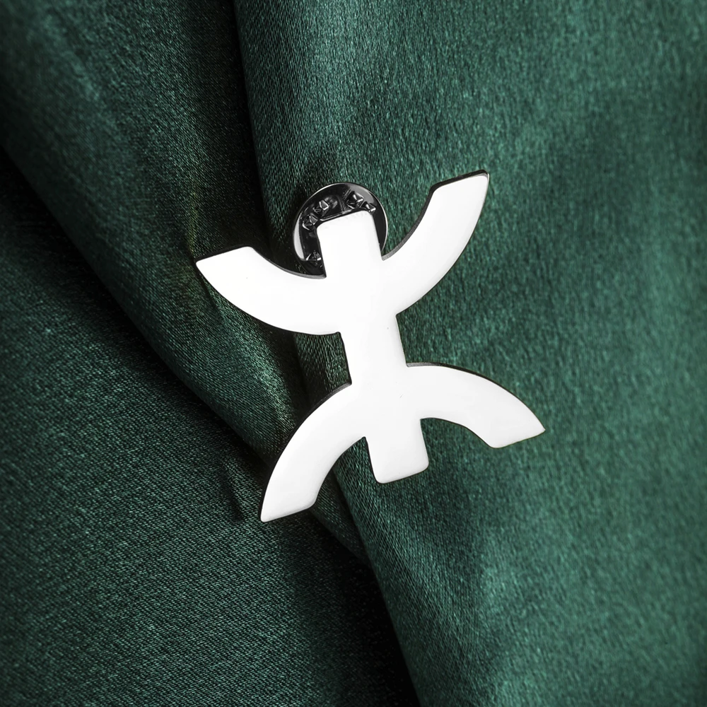 Stainless Steel Berber Brooch for Cultural Elegance 4 Stainless Steel Berber Brooch for Cultural Elegance - Image 4