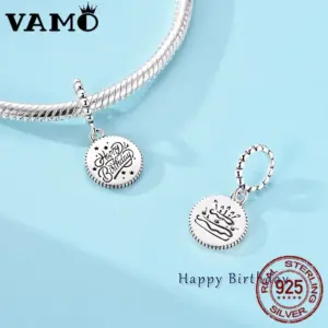 VAMO Silver Birthday Celebration Charm Bead 8 S94fb8e362bc14cc0a199a1f542c02fa9T