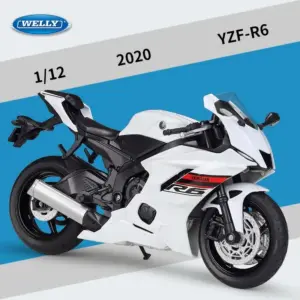 1:12 Diecast Yamaha YZF-R6 Motorcycle Model 17 S951218723b214e9facbc184e2a9bae0eR