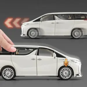 Toyota Alphard 1:24 Diecast Model in Black or White 10 S95a6e93634a24614b7292d814787c2b0q