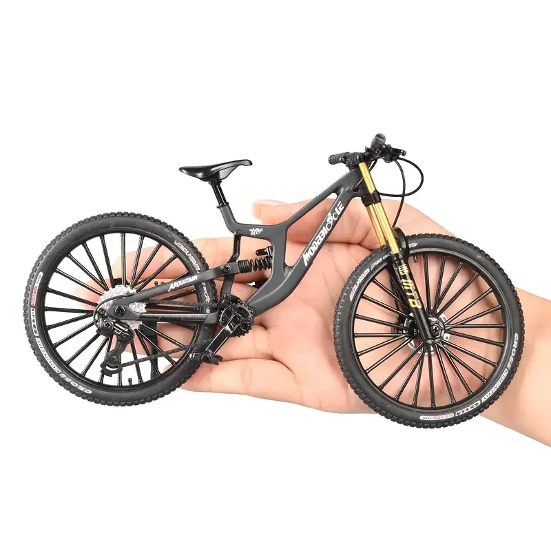 Mini Alloy Mountain Bike Model 1:8 Scale 9 Mini Alloy Mountain Bike Model 1:8 Scale - Image 9