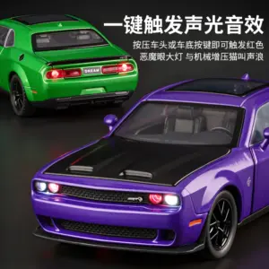 1:32 Dodge Challenger SRT Hellcat Diecast Model 13 S9949e4ad8509413bbb92da12d7b999e42