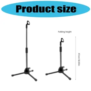 Black Microphone Stand for Performances 13 S9a9f0089d85241faa29c140d7a6ab511w