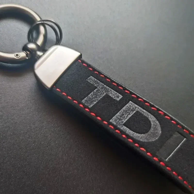 TDI Leather Keychain for VW Cars 3 TDI Leather Keychain for VW Cars - Image 3