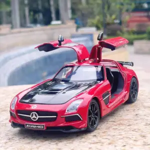 Red Miniature Sports Car Model for Collectors