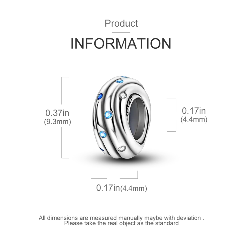 Sterling Silver Heart Charm with Zircon Accents 4 Sterling Silver Heart Charm with Zircon Accents - Image 4