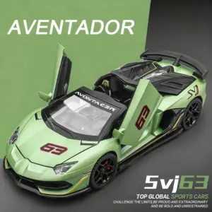 Green Lamborghini Toy Model 1:32 Scale