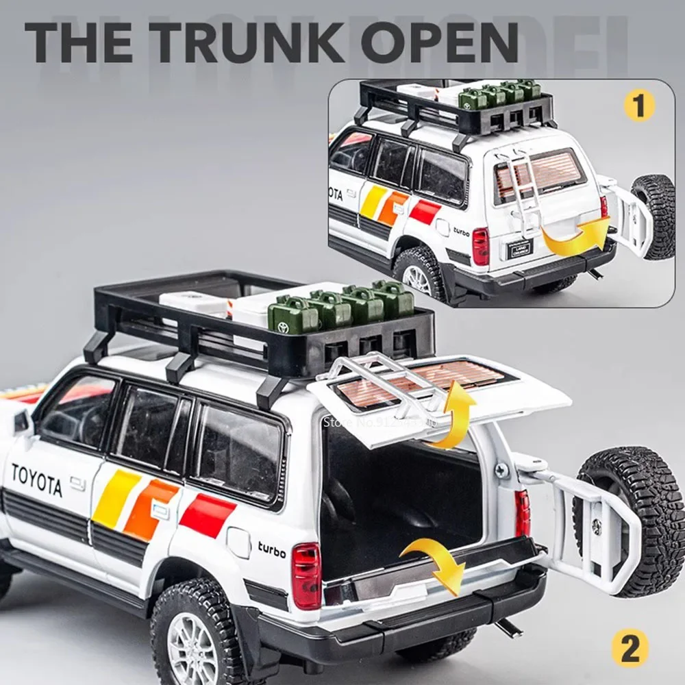 1:24 Scale Land Cruiser LC80 Toy Model 4 1:24 Scale Land Cruiser LC80 Toy Model - Image 4