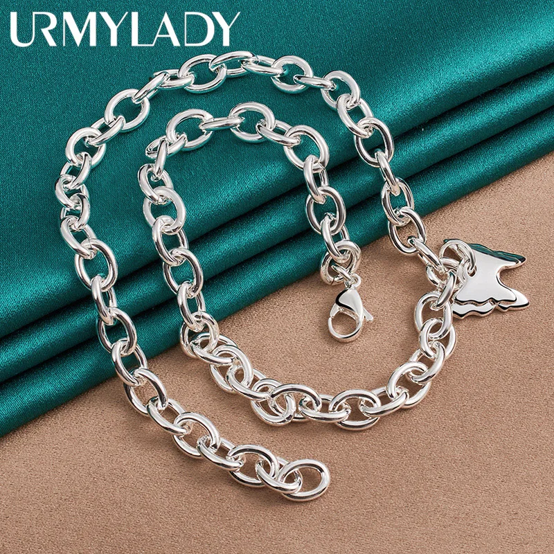 Sterling Silver Double Butterfly Necklace 4 Sterling Silver Double Butterfly Necklace - Image 4