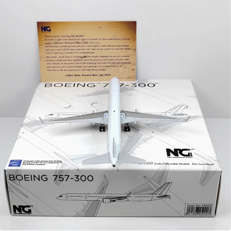 Diecast Boeing 757-300 Aircraft Model 4 Diecast Boeing 757-300 Aircraft Model - Image 4