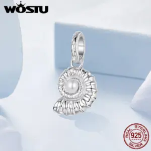 Sterling Silver Seashell Pendant with Pearl 9 Sa4acecf6d02c4685bb5f520076bd2f5fm