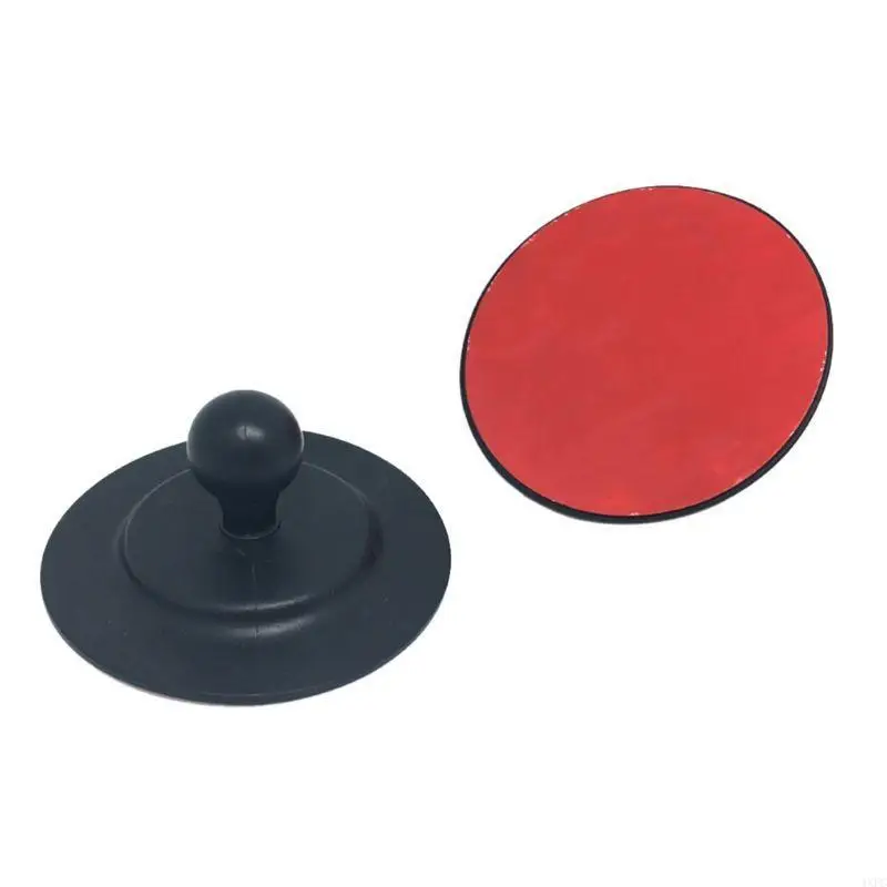 Black Rubber Ball Mount with Suction & Adhesive 3 Black Rubber Ball Mount with Suction & Adhesive - Image 3