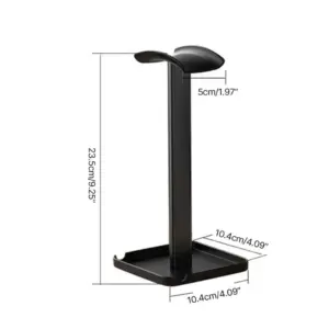 Black Aluminum Headphone Stand for Office and Studio 13 Sa6648652617c418396550c0ef81790003