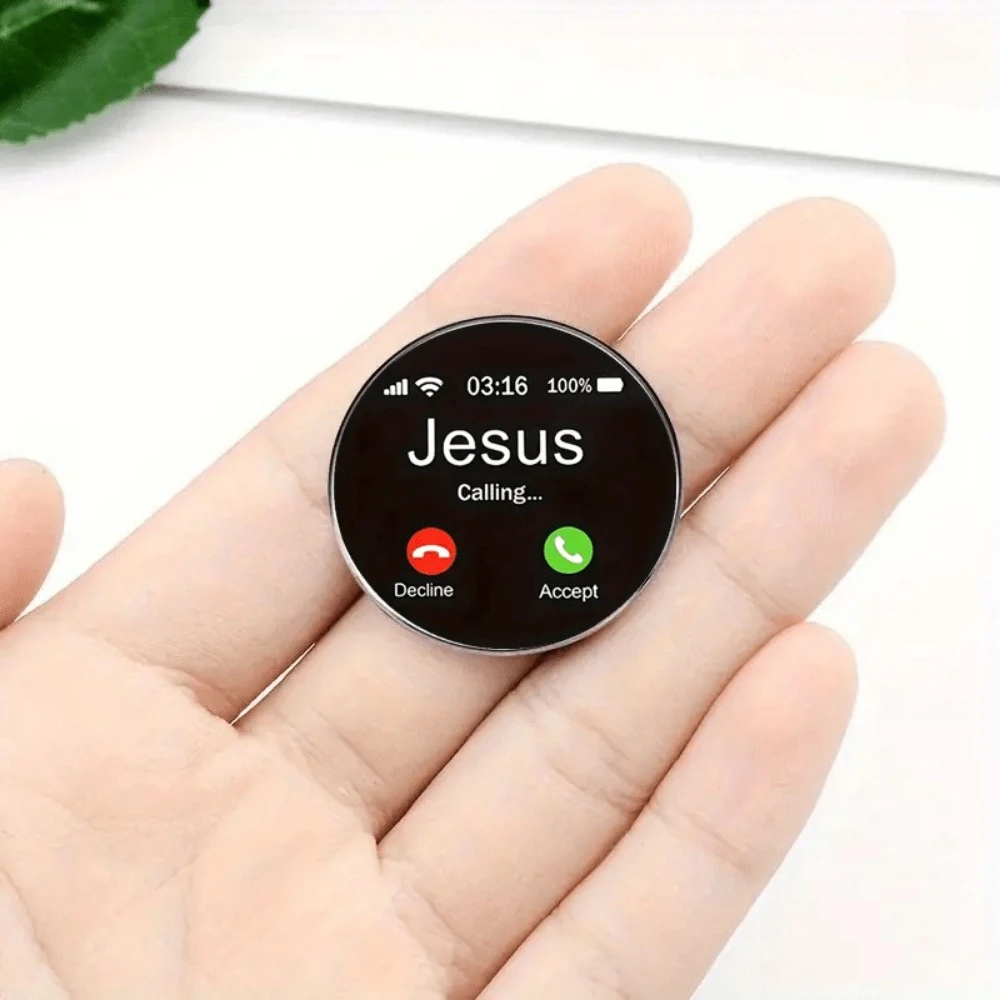 Jesus Calling Modern Smartphone Brooch 6 Jesus Calling Modern Smartphone Brooch - Image 6