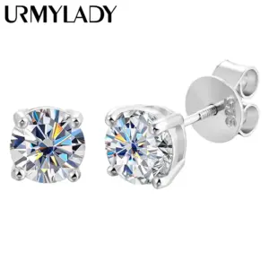 Elegant Moissanite Earrings by URMYLADY 11 Sa819fd1192544f46923b630b5699a996Z