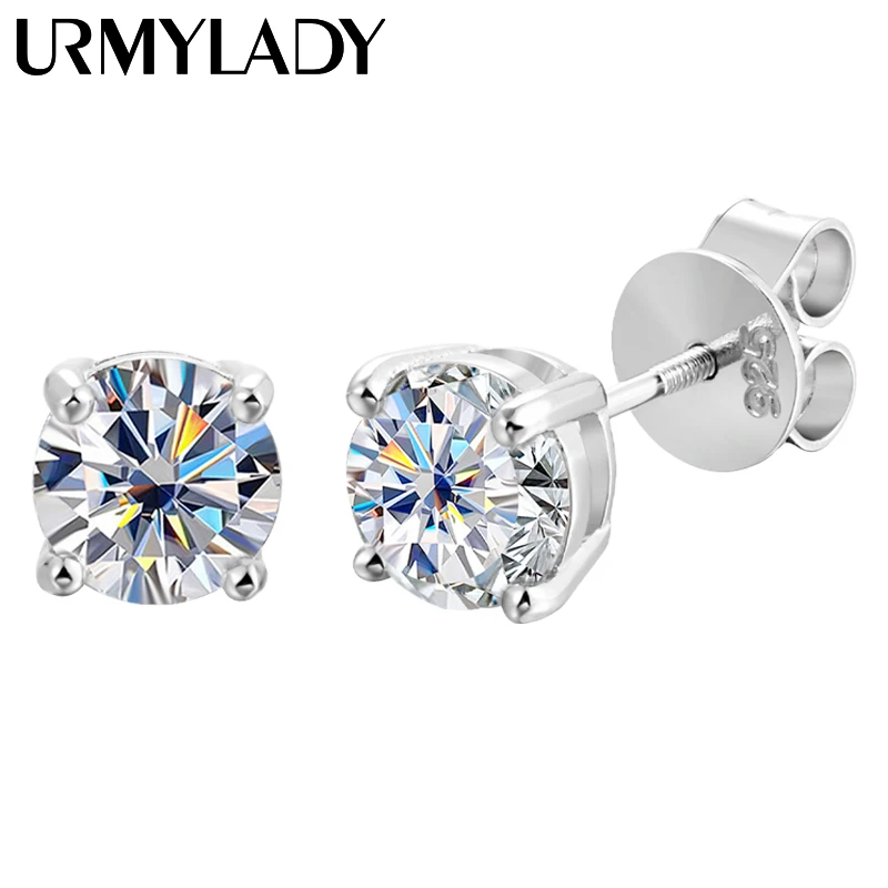 Elegant Moissanite Earrings by URMYLADY 4 Elegant Moissanite Earrings by URMYLADY - Image 4