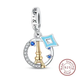 VAMO Sterling Silver Travel Charm Bead 16 Sa9095dcea54848b9a24e4dd13fa73f5f5