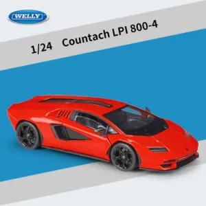 White Lamborghini Countach LPI800 Diecast Model 16 Sa912007f01af407cbe4b9adc82858c76J