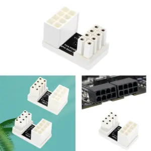 White 180-Degree GPU Power Adapter for Ease 9 Saa1ba172e23340ebbfd90a880c814a23B