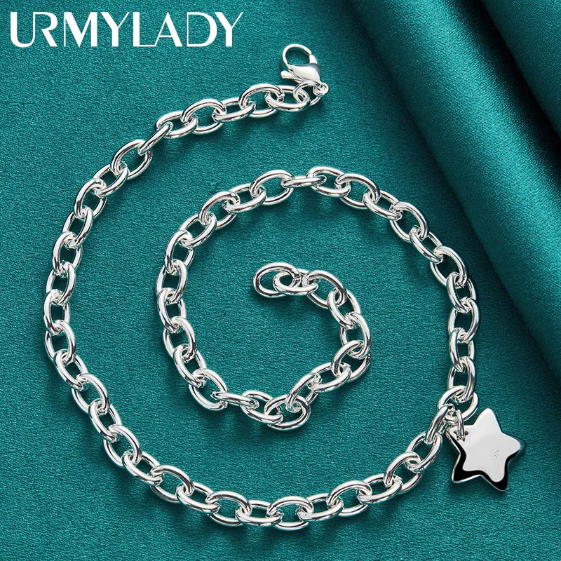 Elegant Silver Star Necklace for Women 4 Elegant Silver Star Necklace for Women - Image 4
