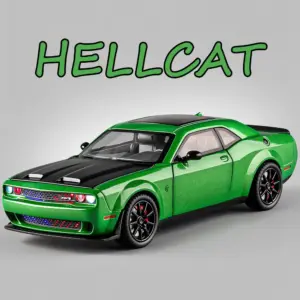 Vibrant Green 1:24 Scale Challenger SRT Hellcat
