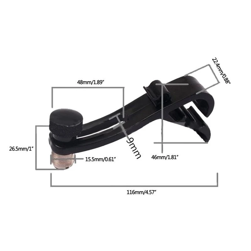 Universal Drum Microphone Clamp Holder 6 Universal Drum Microphone Clamp Holder - Image 6