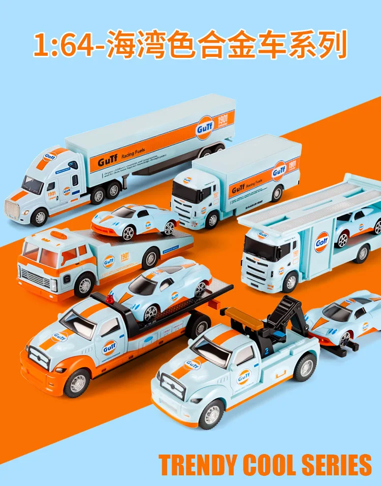 Gulf-branded Diecast Truck Collection 1:64 Scale 6 Gulf-branded Diecast Truck Collection 1:64 Scale - Image 6