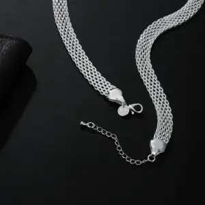 Silver Rope Chain Necklace 3mm, 16-30 in 5 Saee63a5c48384377917d01085e929d4dJ
