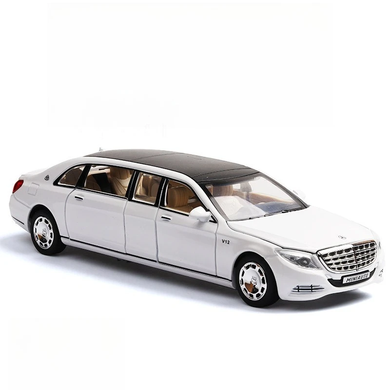 Luxury White 1:32 Scale Diecast Model Car 1 Luxury White 1:32 Scale Diecast Model Car