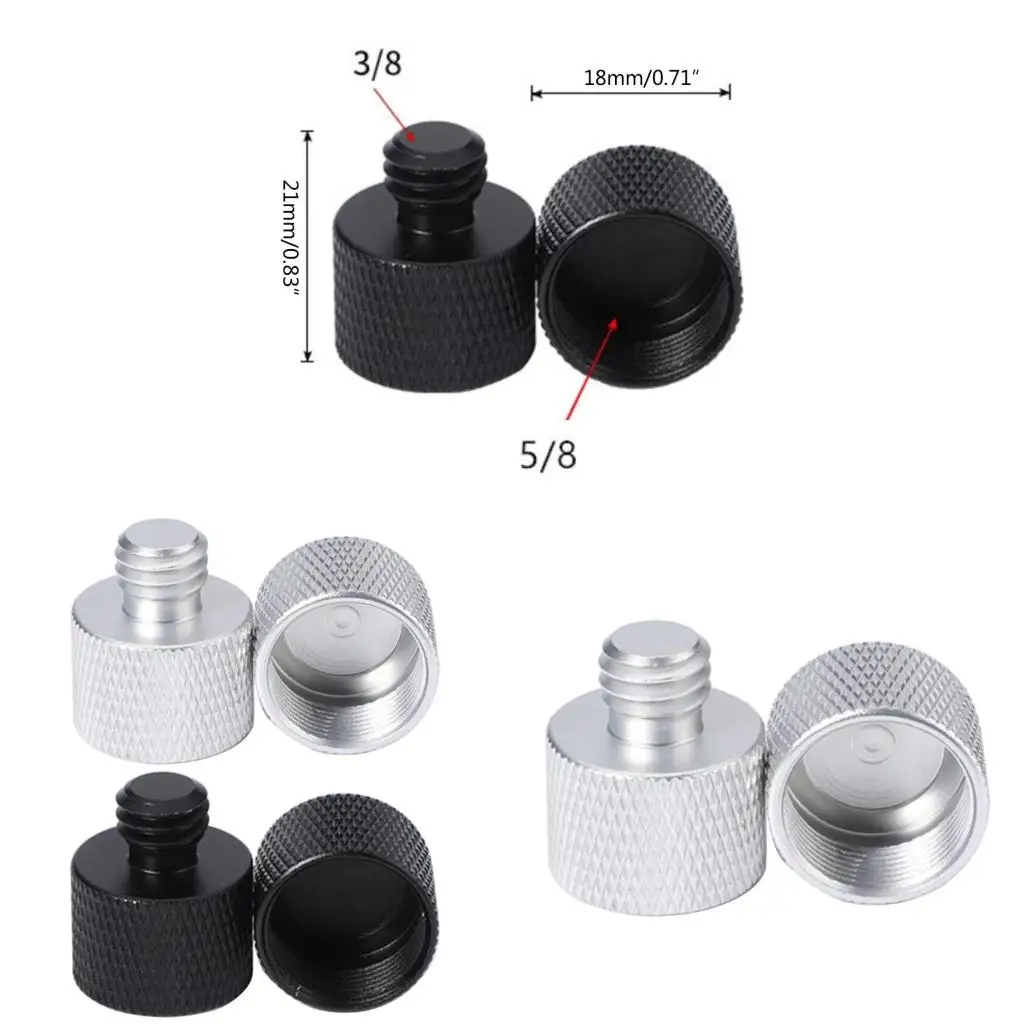 Microphone Adapter Set with 5/8"–3/8" Threads 4 Microphone Adapter Set with 5/8"–3/8" Threads - Image 4
