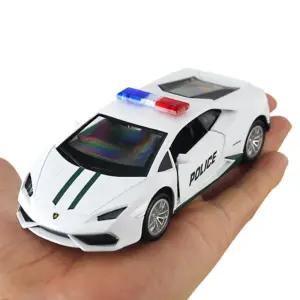 Police Lamborghini Huracan Diecast Model 1:36 Scale