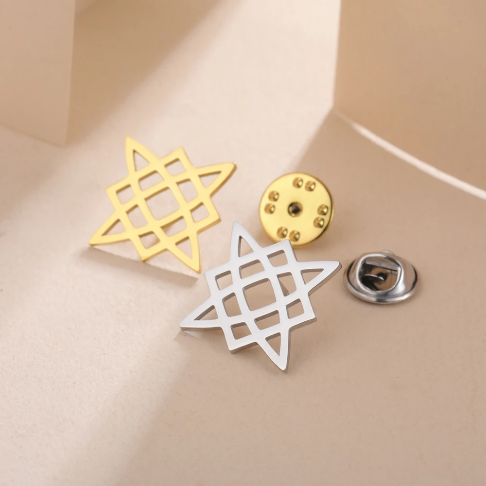 Unisex Stainless Steel Svarog Brooch 3 Unisex Stainless Steel Svarog Brooch - Image 3