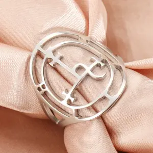 Stainless Steel Sigil of Lilith Ring 15 Sb554db3e1d6d4d10929d7893b05e3ffdk