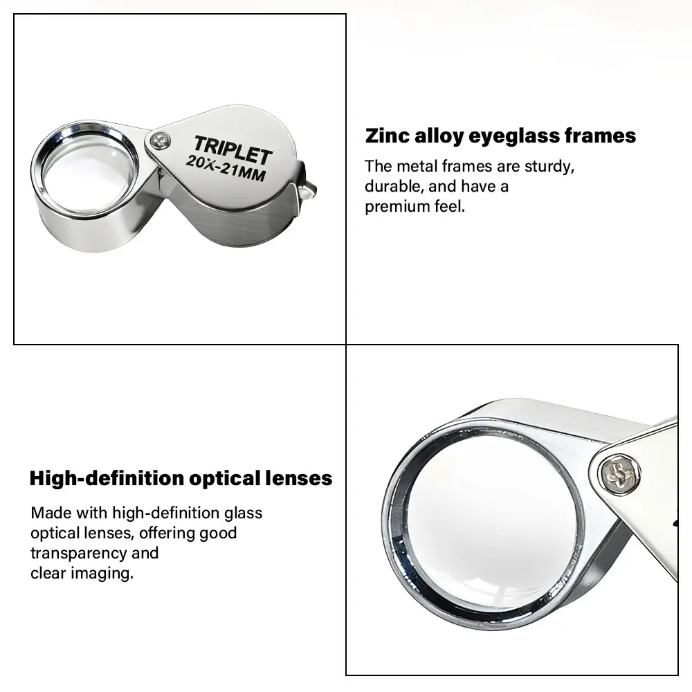 Foldable 10x-30x Pocket Loupe Magnifier 4 Foldable 10x-30x Pocket Loupe Magnifier - Image 4