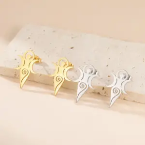 Stainless Steel Wiccan Spiral Goddess Earrings 11 Sb744cfbc82ec49e88efbe715266c99ba4