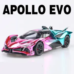 Pink 1:24 Scale Diecast Car Model with Sound & Light 15 Sb8900a6fe9e84445bc82bd81f6634ea1z