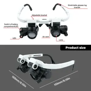 Head-Mounted Magnifier with Adjustable Lenses 12 Sb8e4dae4714a453e9efb38f82d52e20fU