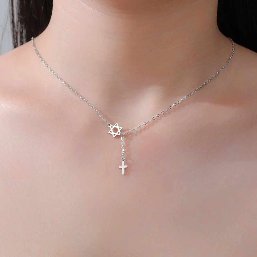 Unisex Stainless Steel Faith Necklace 4 Unisex Stainless Steel Faith Necklace - Image 4