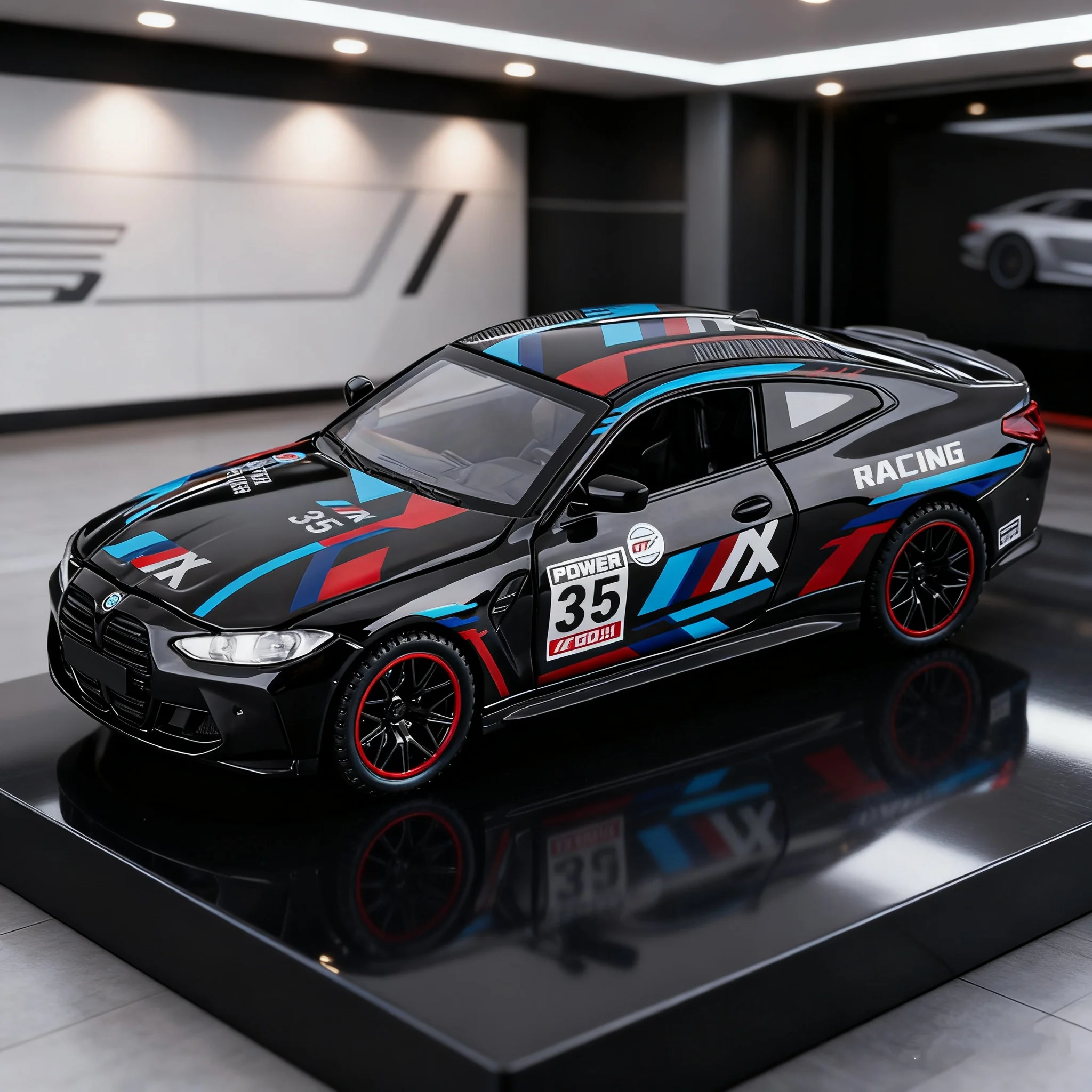 1:32 Scale BMW Race Car Model 7 1:32 Scale BMW Race Car Model - Image 7