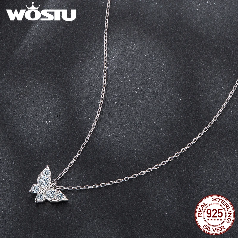 Elegant Butterfly Moissanite Necklace for Women 4 Elegant Butterfly Moissanite Necklace for Women - Image 4