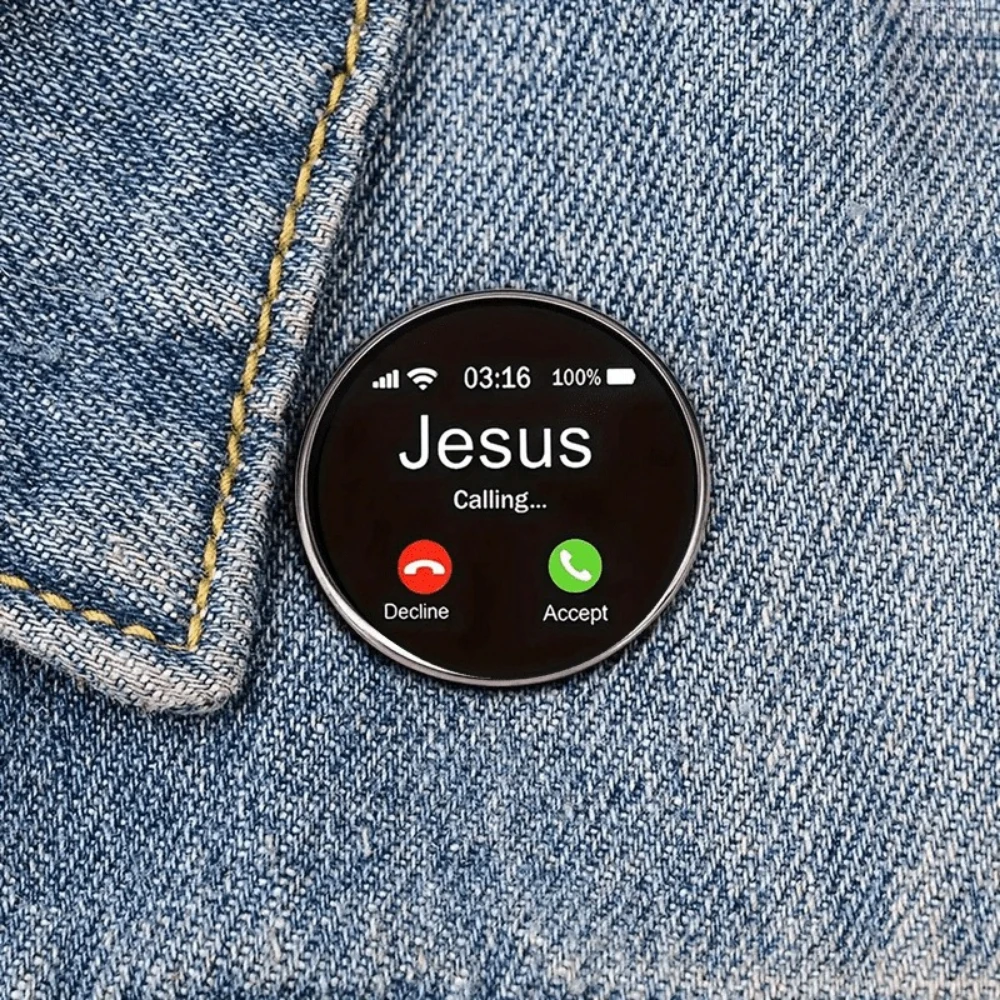 Jesus Calling Modern Smartphone Brooch 4 Jesus Calling Modern Smartphone Brooch - Image 4