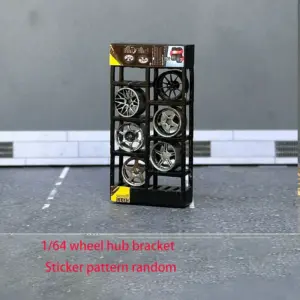 1:64 Diecast Wheel Hub Frame Model 8 Sbe25b88dab17482f85b2a89a39fe039cc