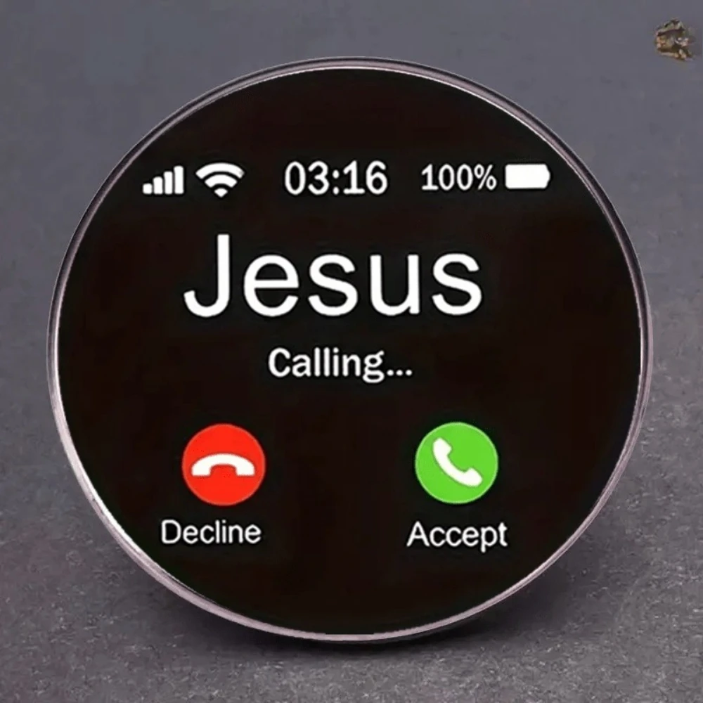 Jesus Calling Modern Smartphone Brooch 3 Jesus Calling Modern Smartphone Brooch - Image 3
