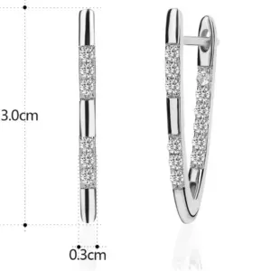 Elegant Silver Teardrop Zircon Earrings for Women 8 Sbeb12aa106e34f77b3b54263053342b0c