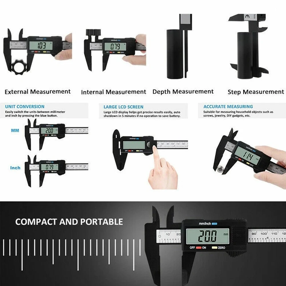 Digital Caliper for Precise Measurements 2 Digital Caliper for Precise Measurements - Image 2